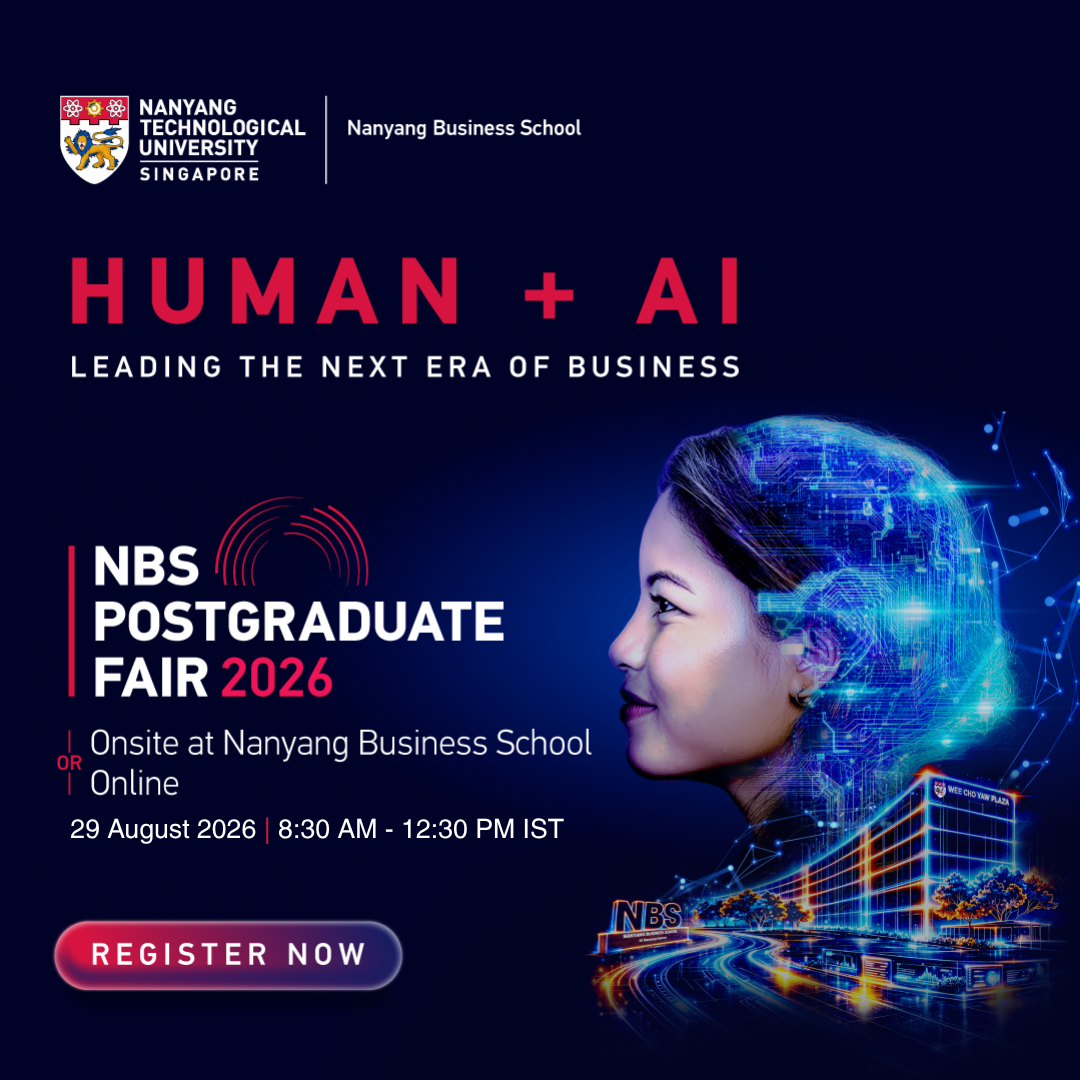 NBS Postgraduate Online Fair 2026 - Human + AI - 29 August 2026, live on Zoom
