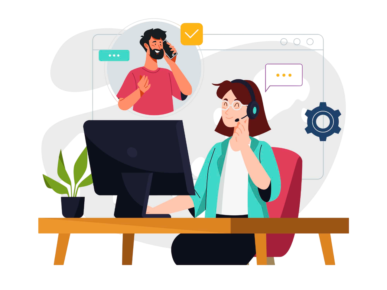 Counselor illustration